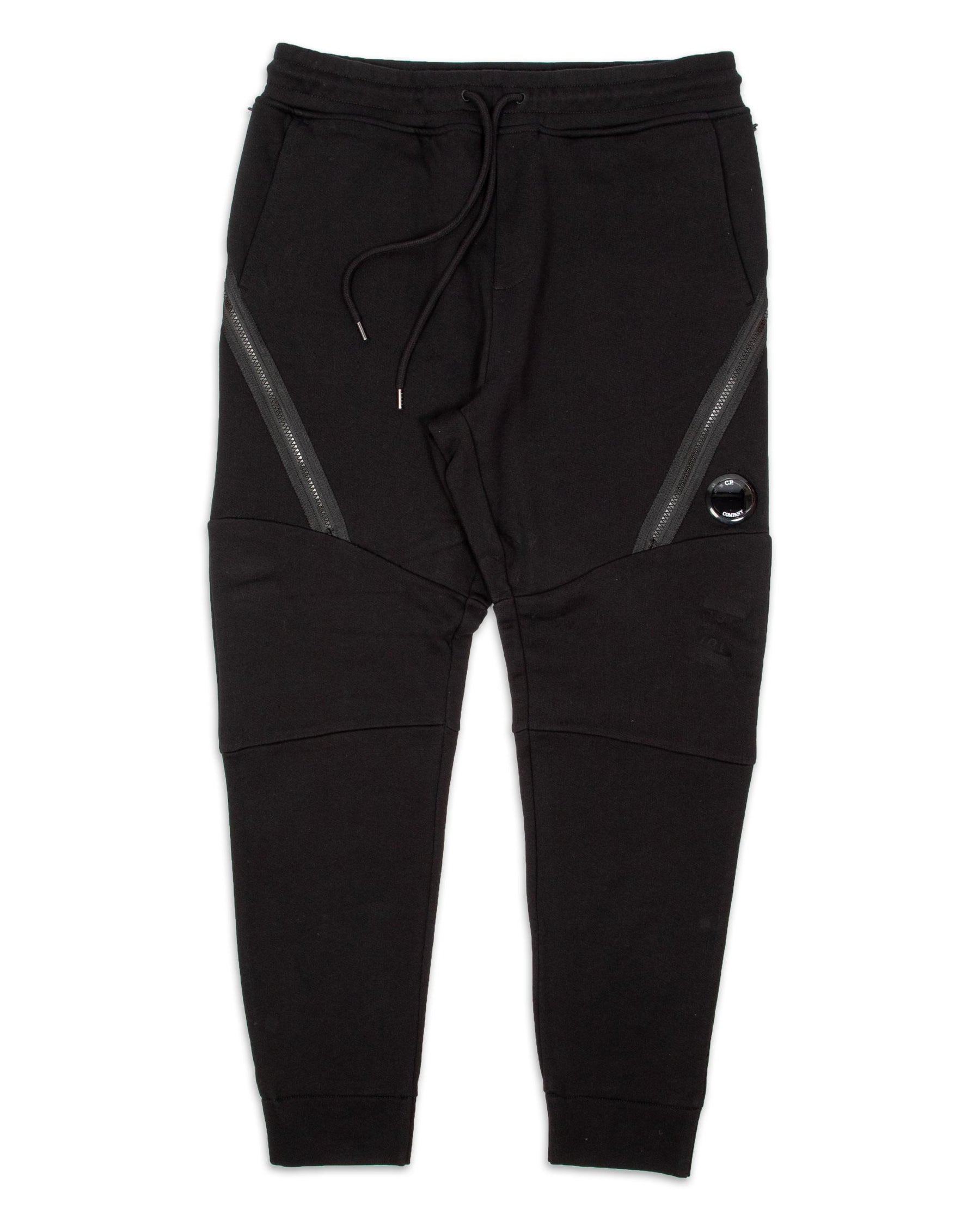 Pantalone CP Company Diagonal Raised Nero