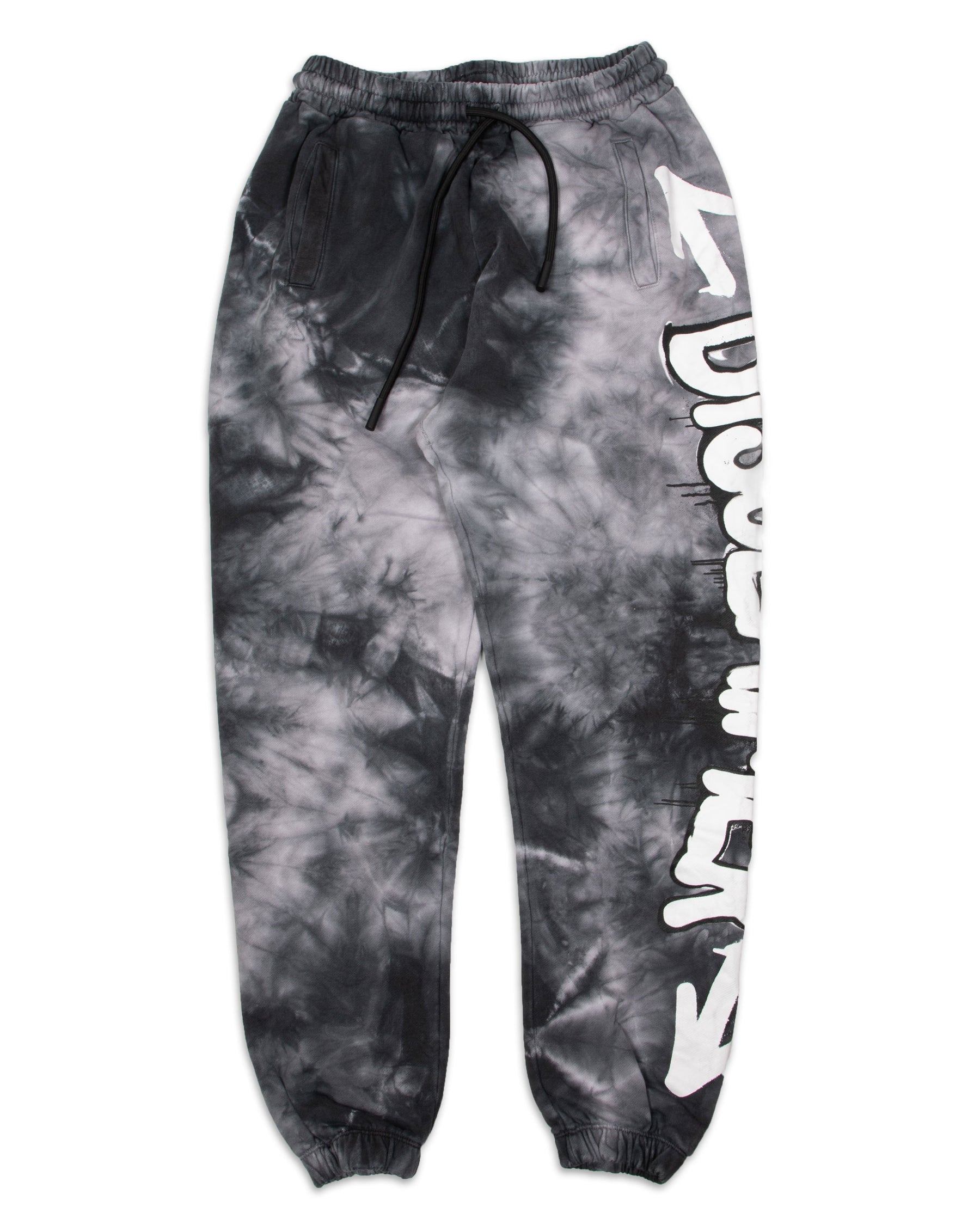 Pantalone Uomo Disclaimer Big Logo Nero