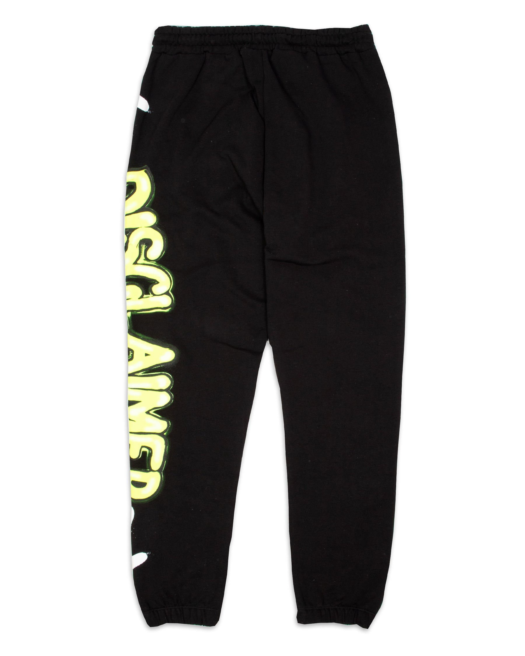 Pantalone Disclaimer Classic Logo Nero Giallo 21IDS50960