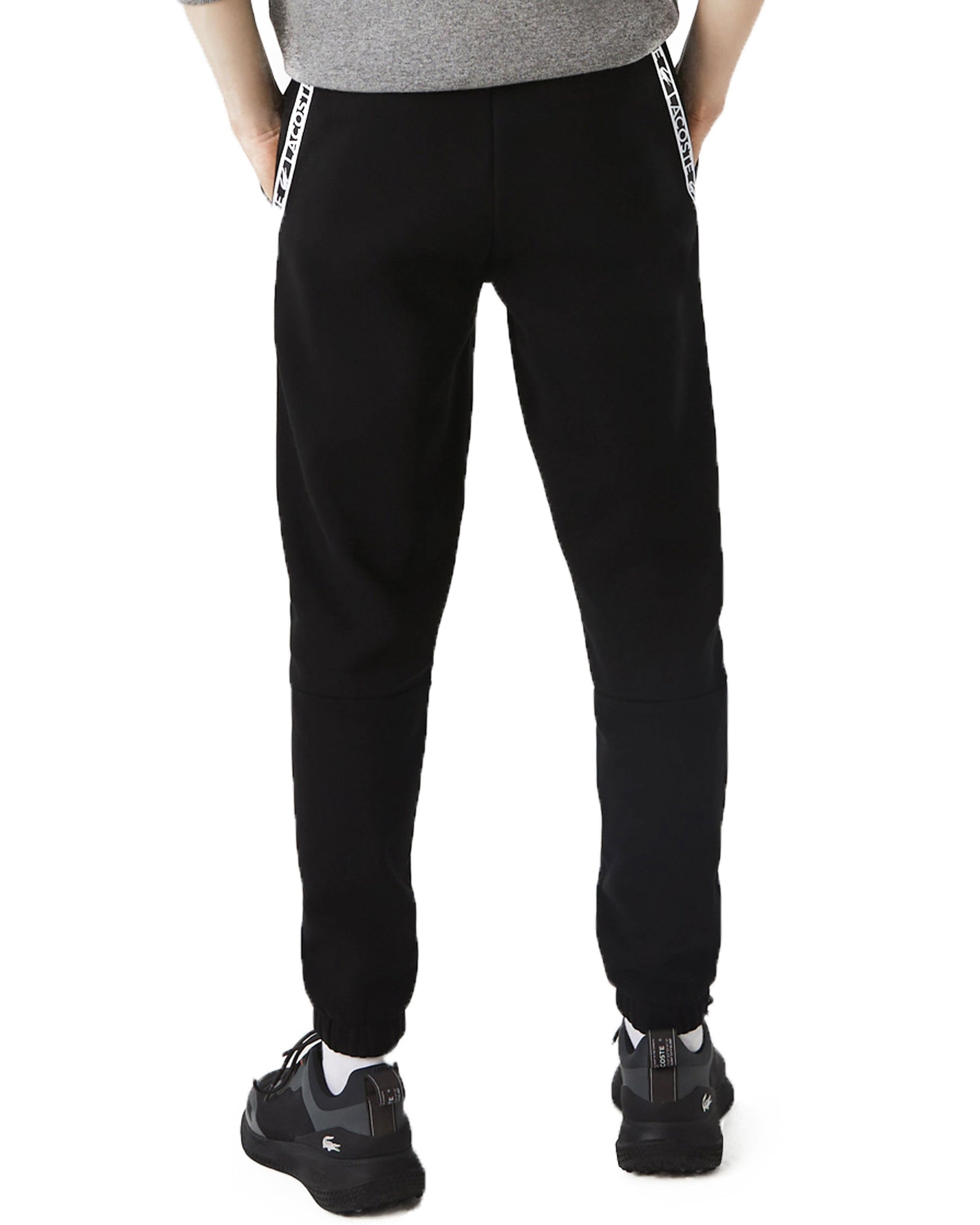 Man Trousers Lacoste Black