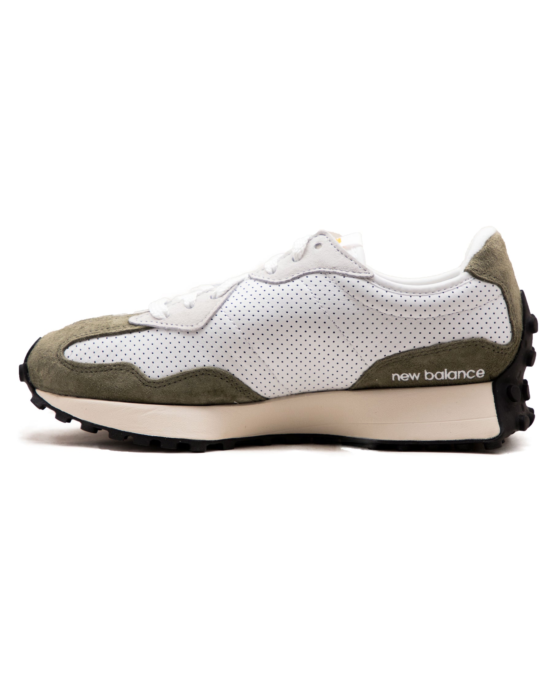 Sneakers New Balance 327 Pelle Bianco Giallo