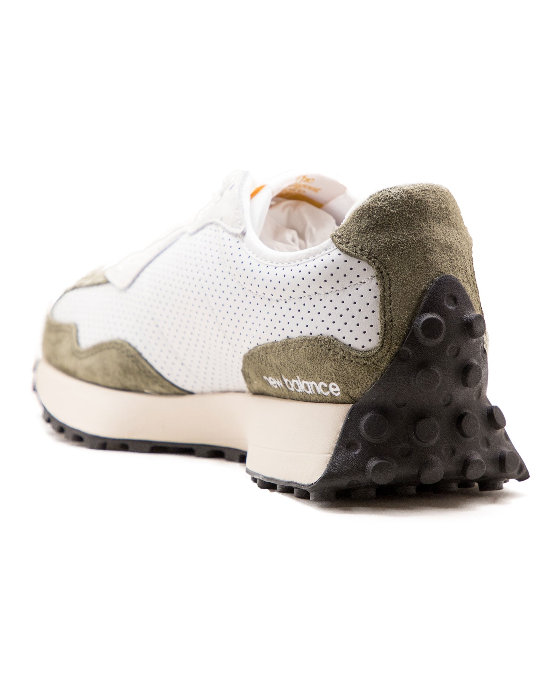 Sneakers New Balance 327 Pelle Bianco Giallo