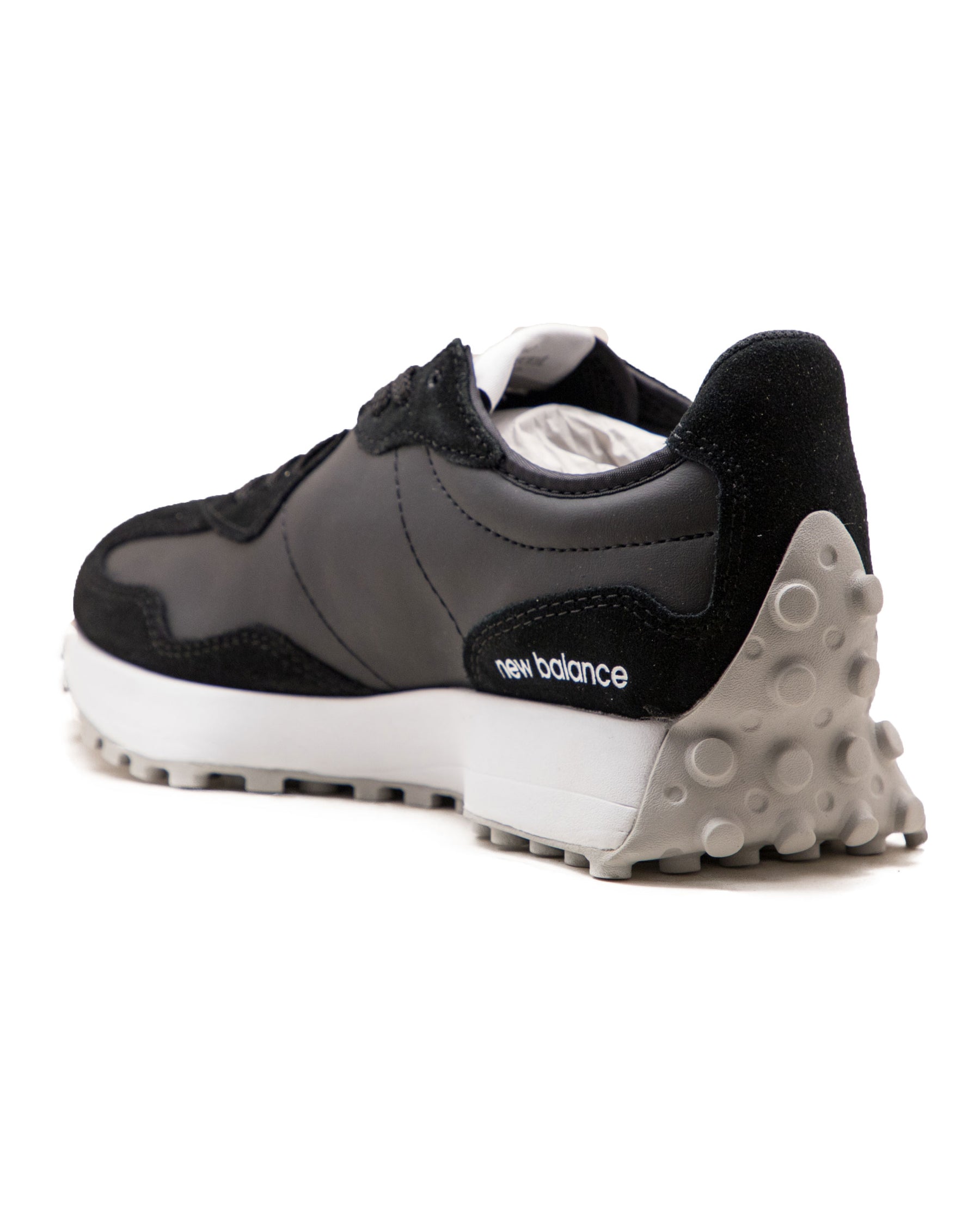 Sneakers New Balance 327 Pelle Nero Bianco