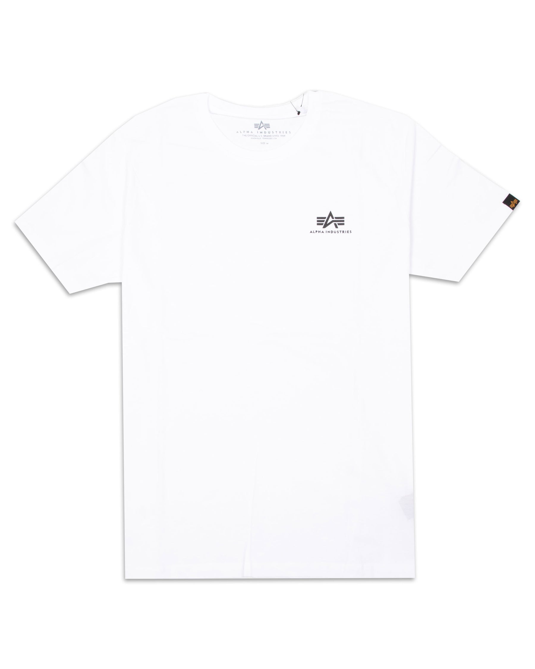 T-Shirt Alpha Industries Basic Small Logo Bianco