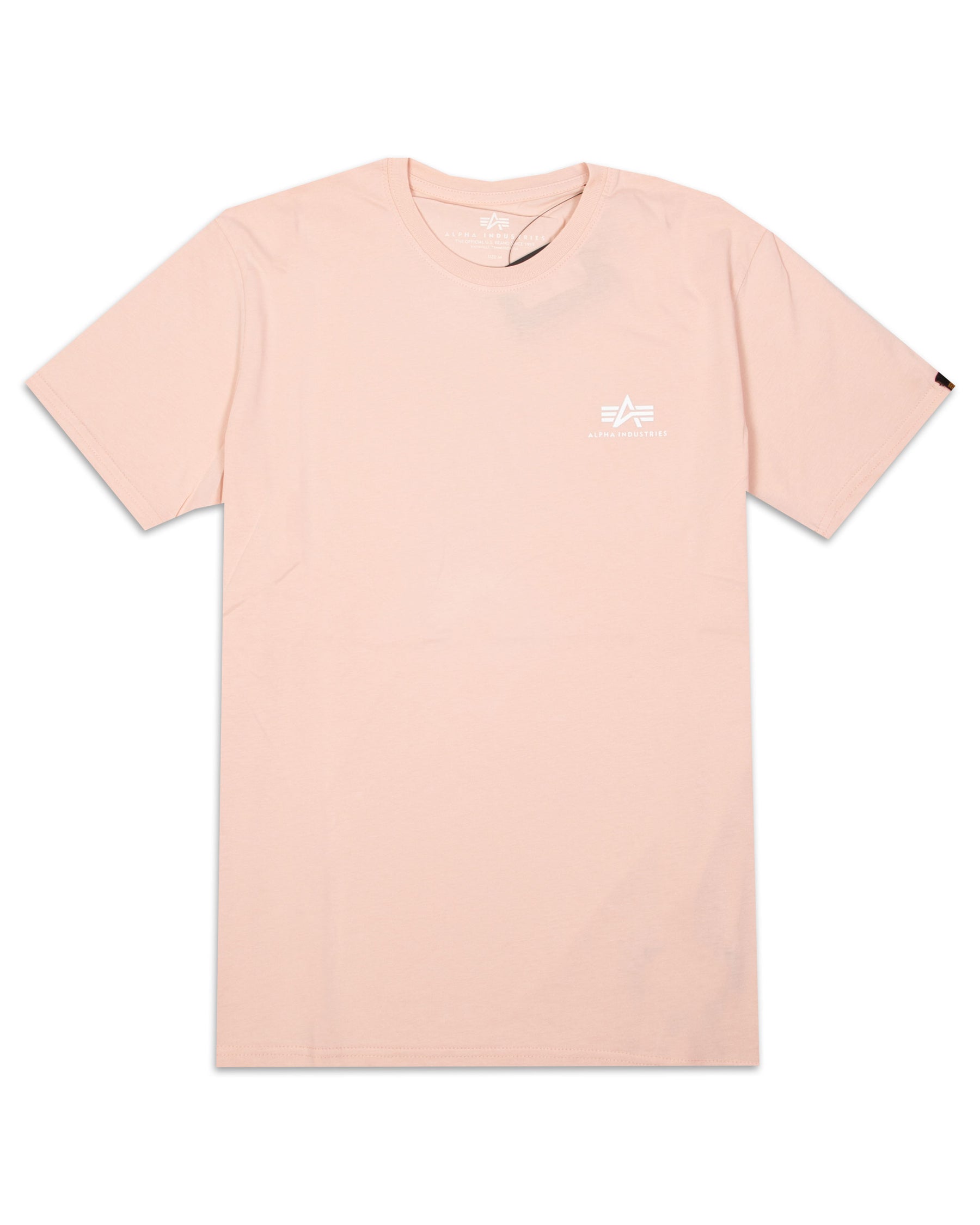 T-Shirt Alpha Industries Basic Small Logo Pink
