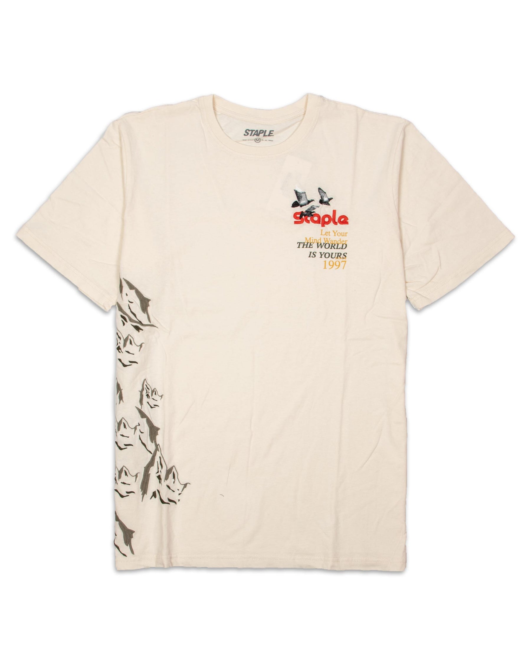 T-Shirt Staple Vernon Embroidered 2111C6698-Khaki