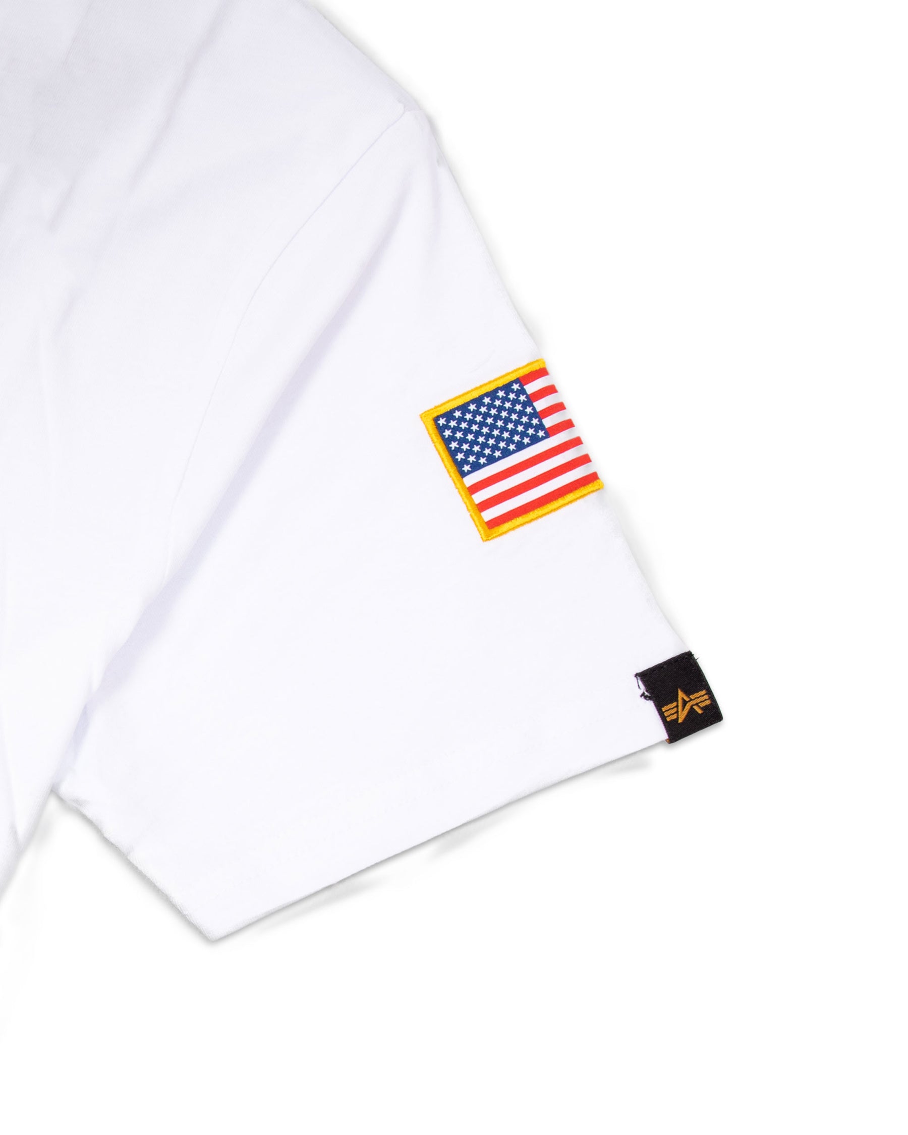 T-Shirt Uomo Alpha Industries Nasa Bianca