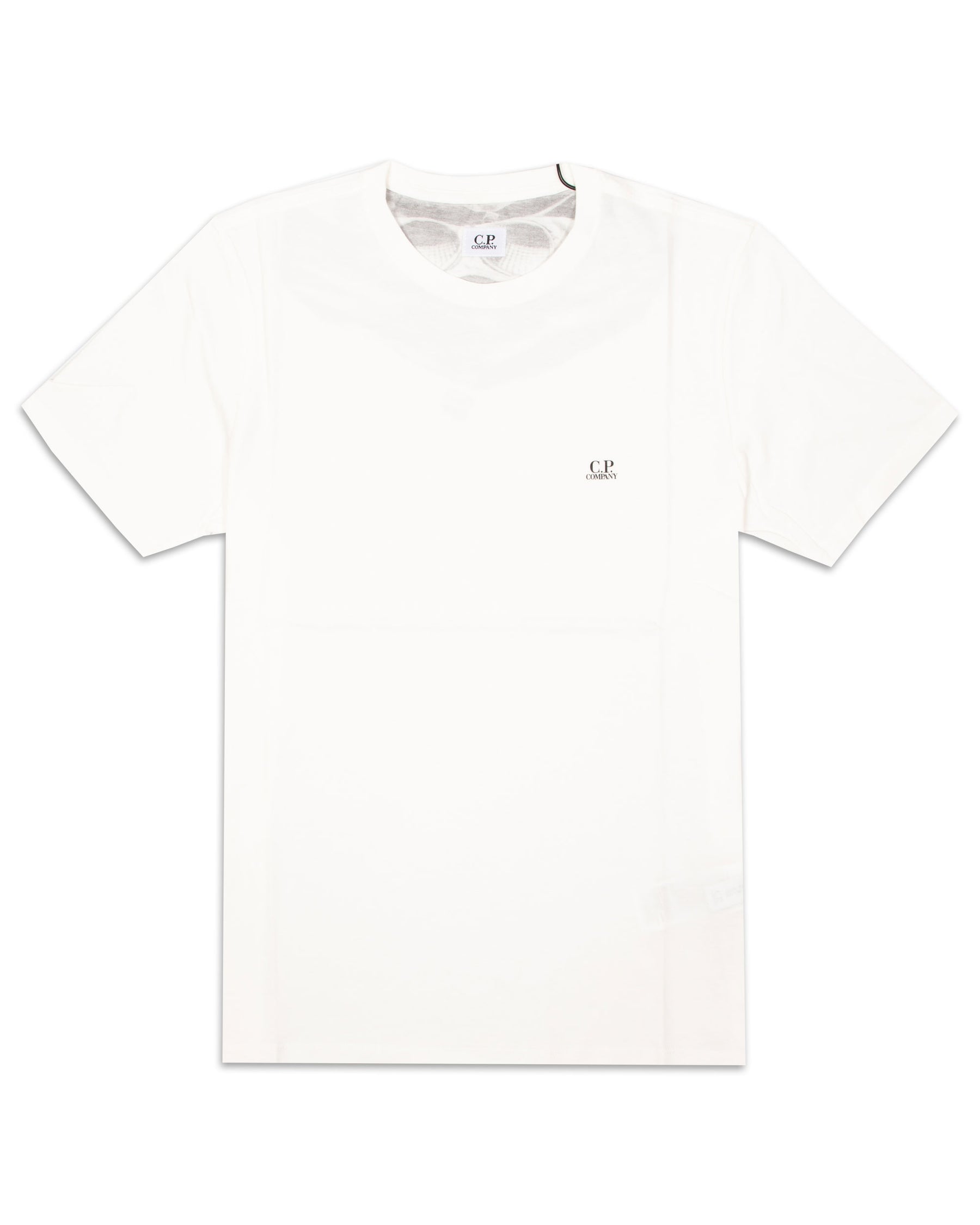 T-Shirt Uomo CP Company Google Graphic Bianco
