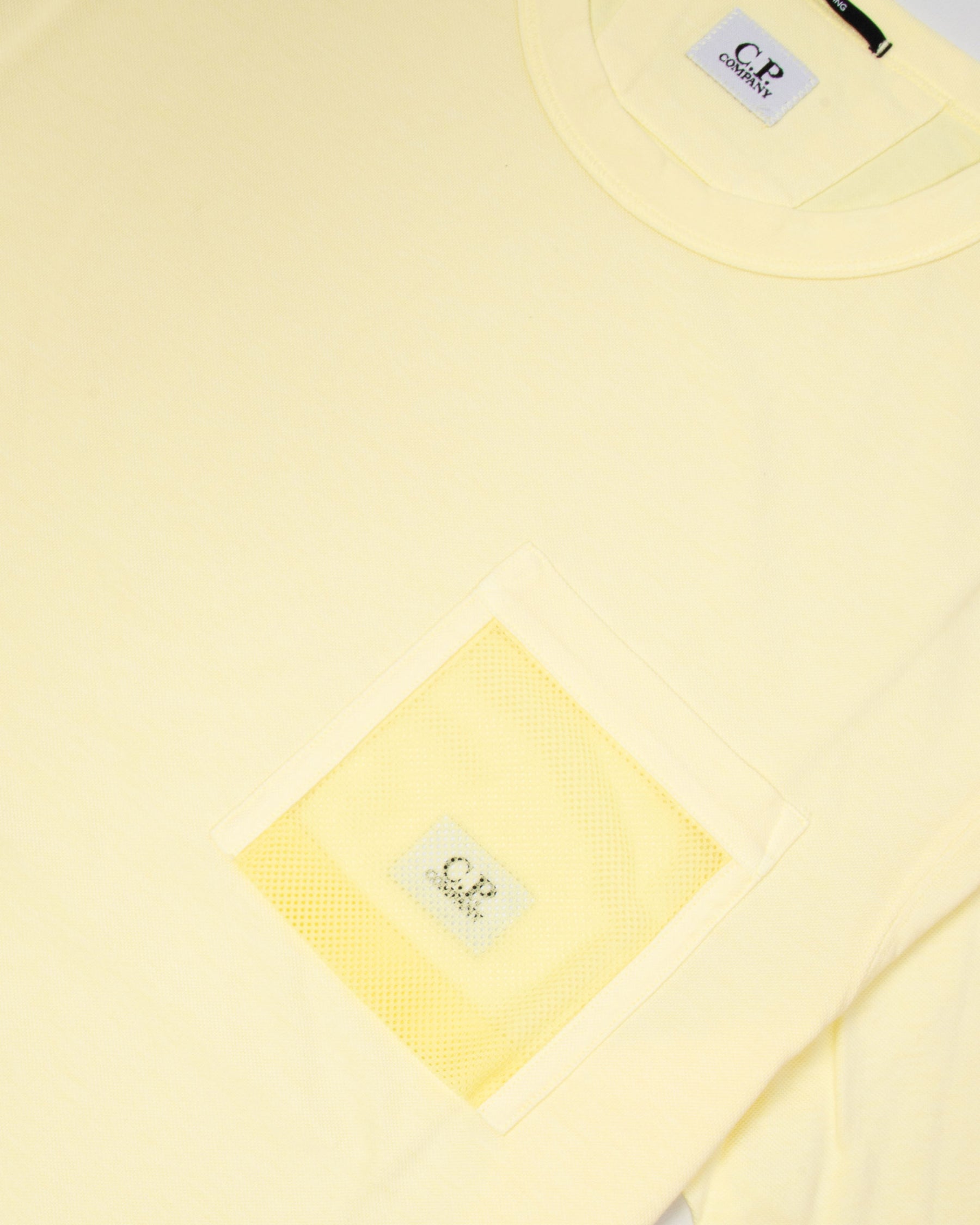 T-Shirt Uomo CP Company Tacting Piquet Tee Giallo