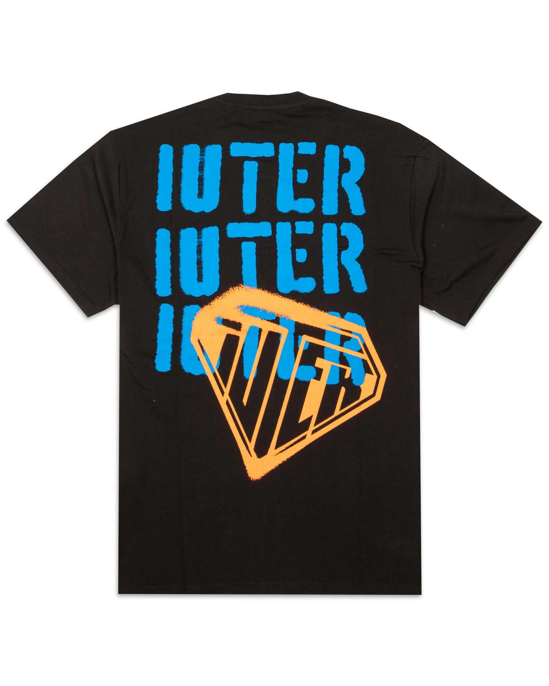 T-Shirt Uomo Iuter Stencil Nero