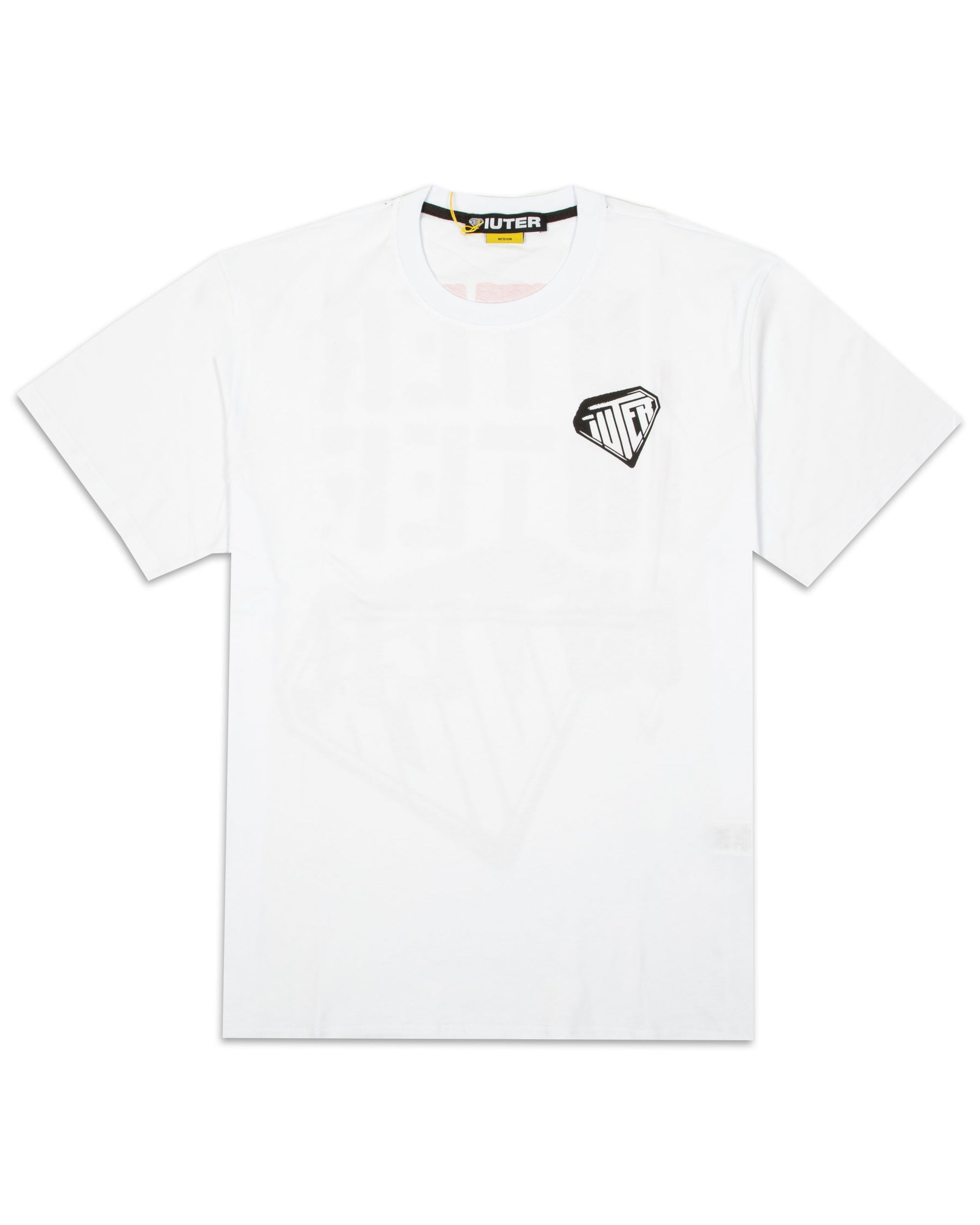 T-Shirt Uomo Iuter Stencil Bianco