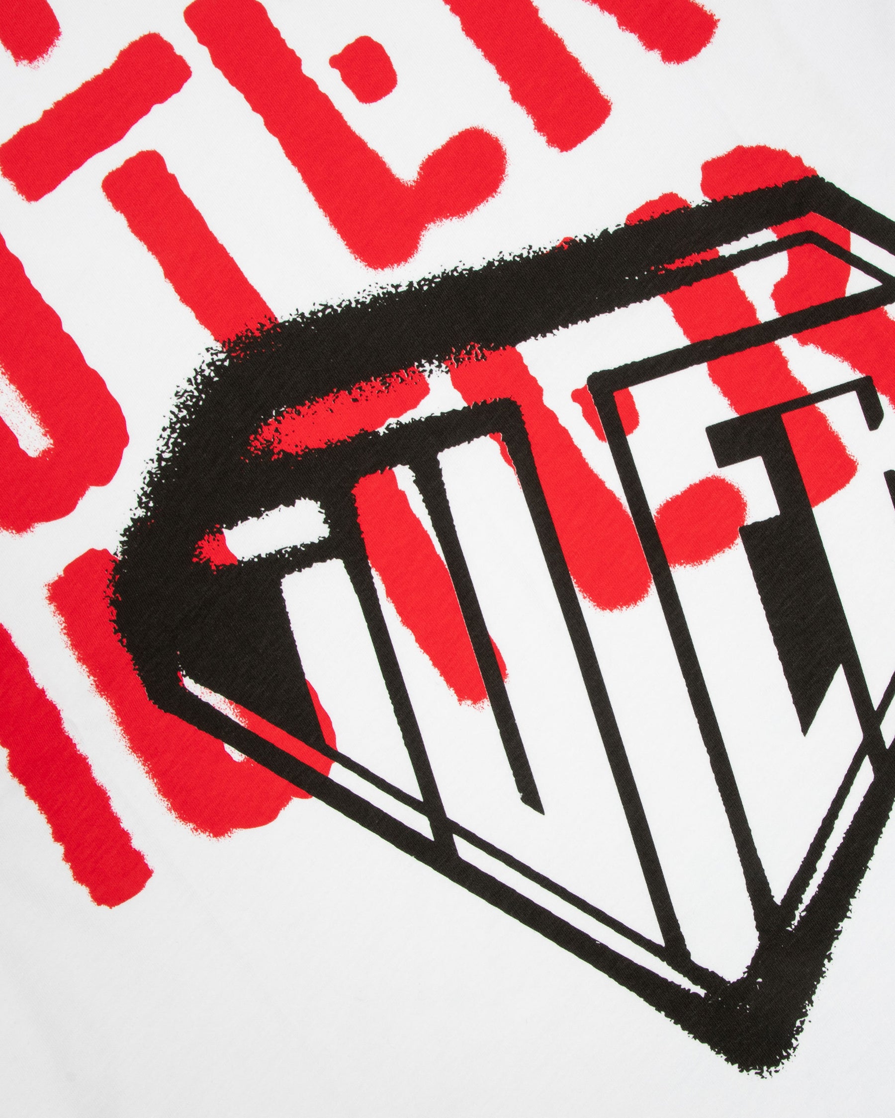 T-Shirt Uomo Iuter Stencil Bianco