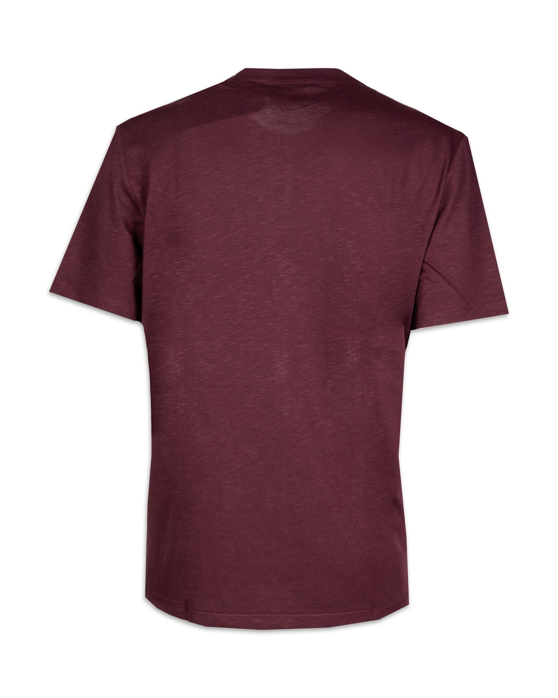 Man Tee Lyle And Scott Basic Bordeaux