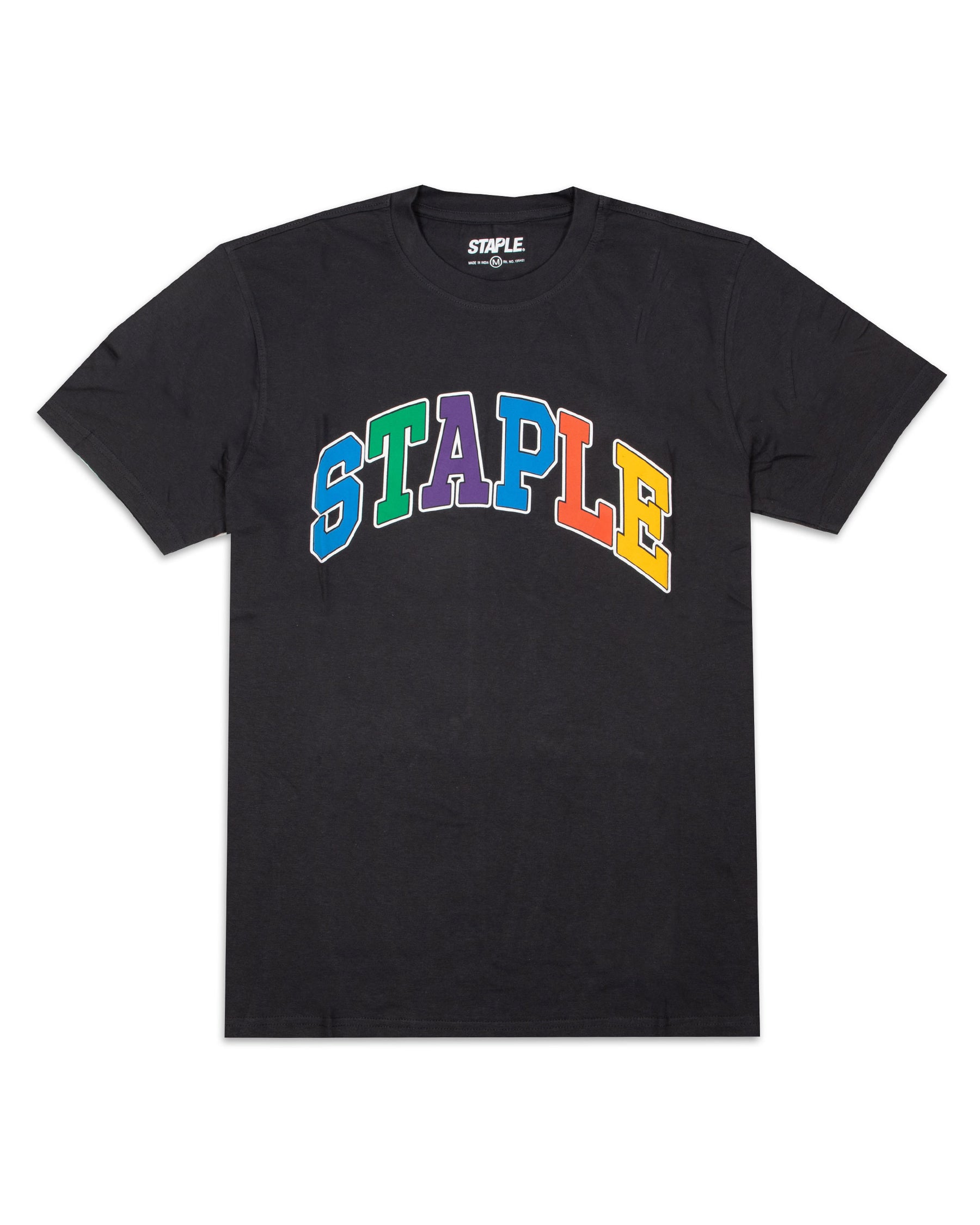 T-Shirt Uomo Staple Sunnyside Arch Logo Tee Blu