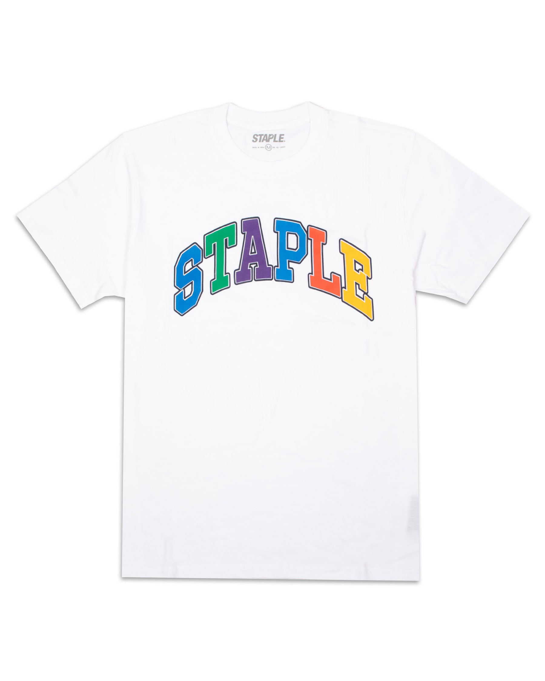 T-Shirt Uomo Staple Sunnyside Arch Logo Tee Bianco