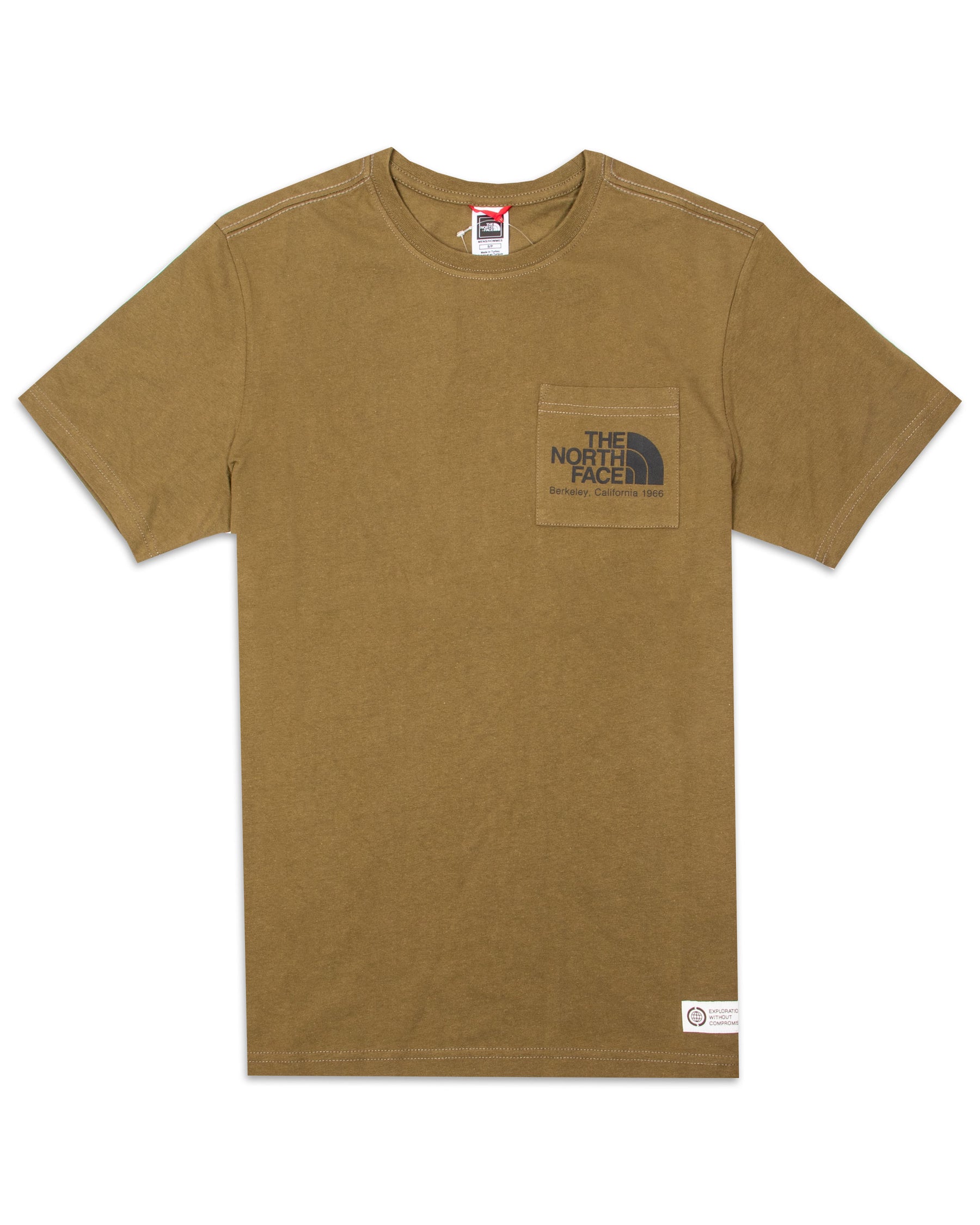 T-Shirt Uomo The North Face Scrap Pocket Tee Verde