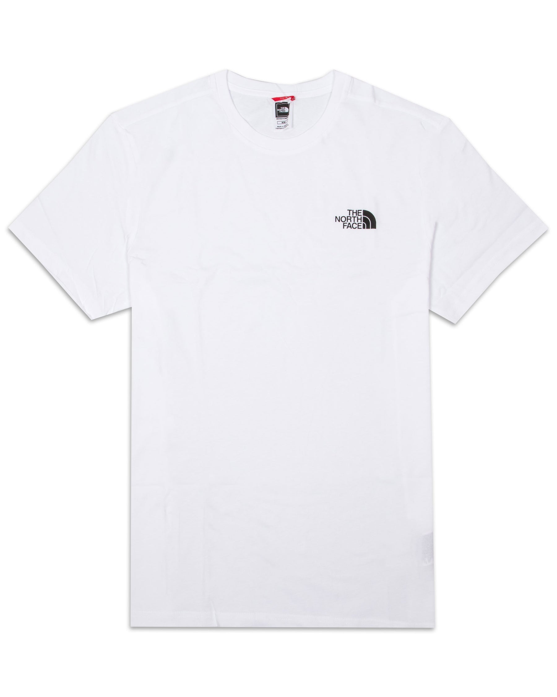 T-Shirt Uomo The North Face Simple Dome Classic Logo Bianco