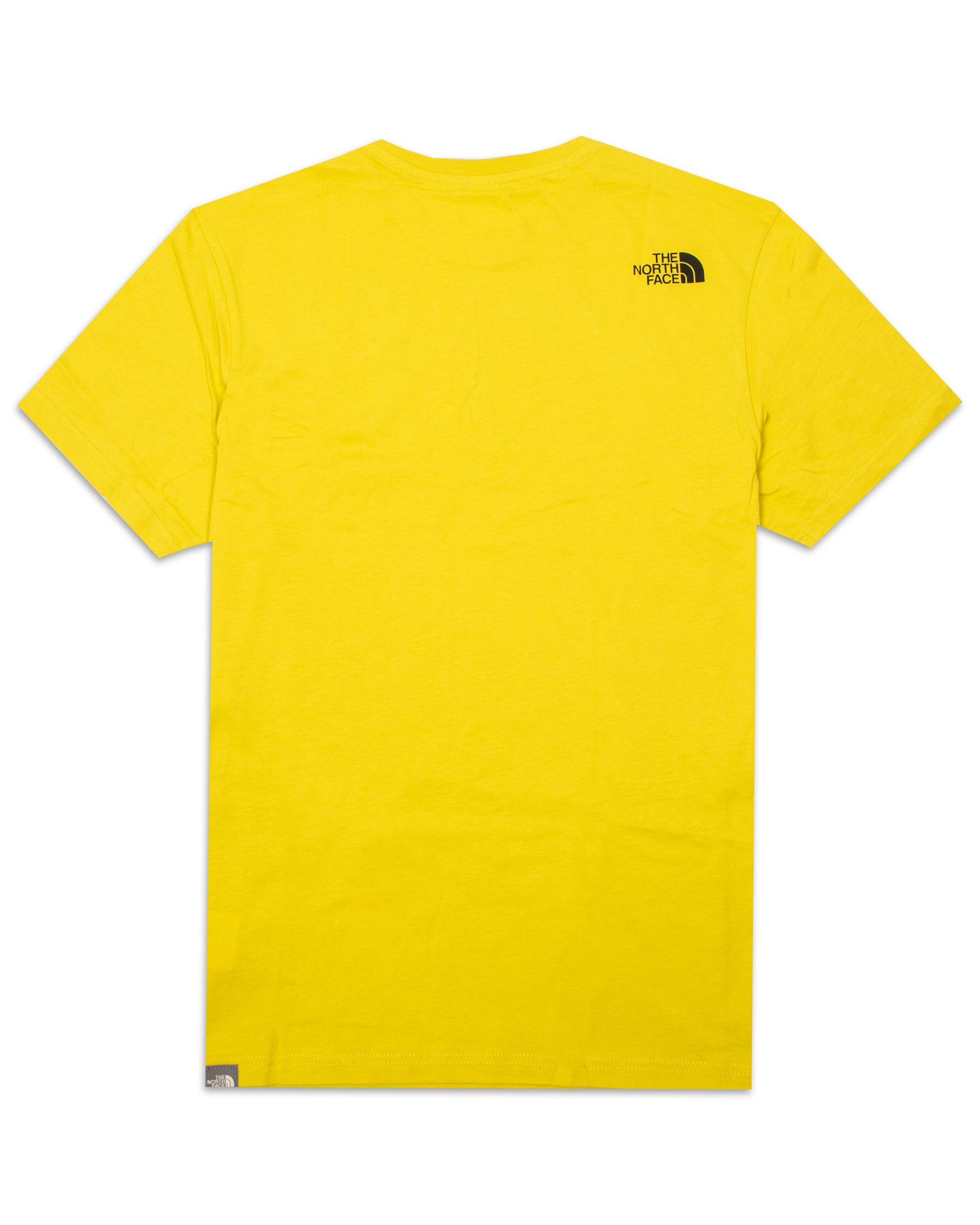 T-Shirt Uomo The North Face Simple Dome Classic Logo Giallo