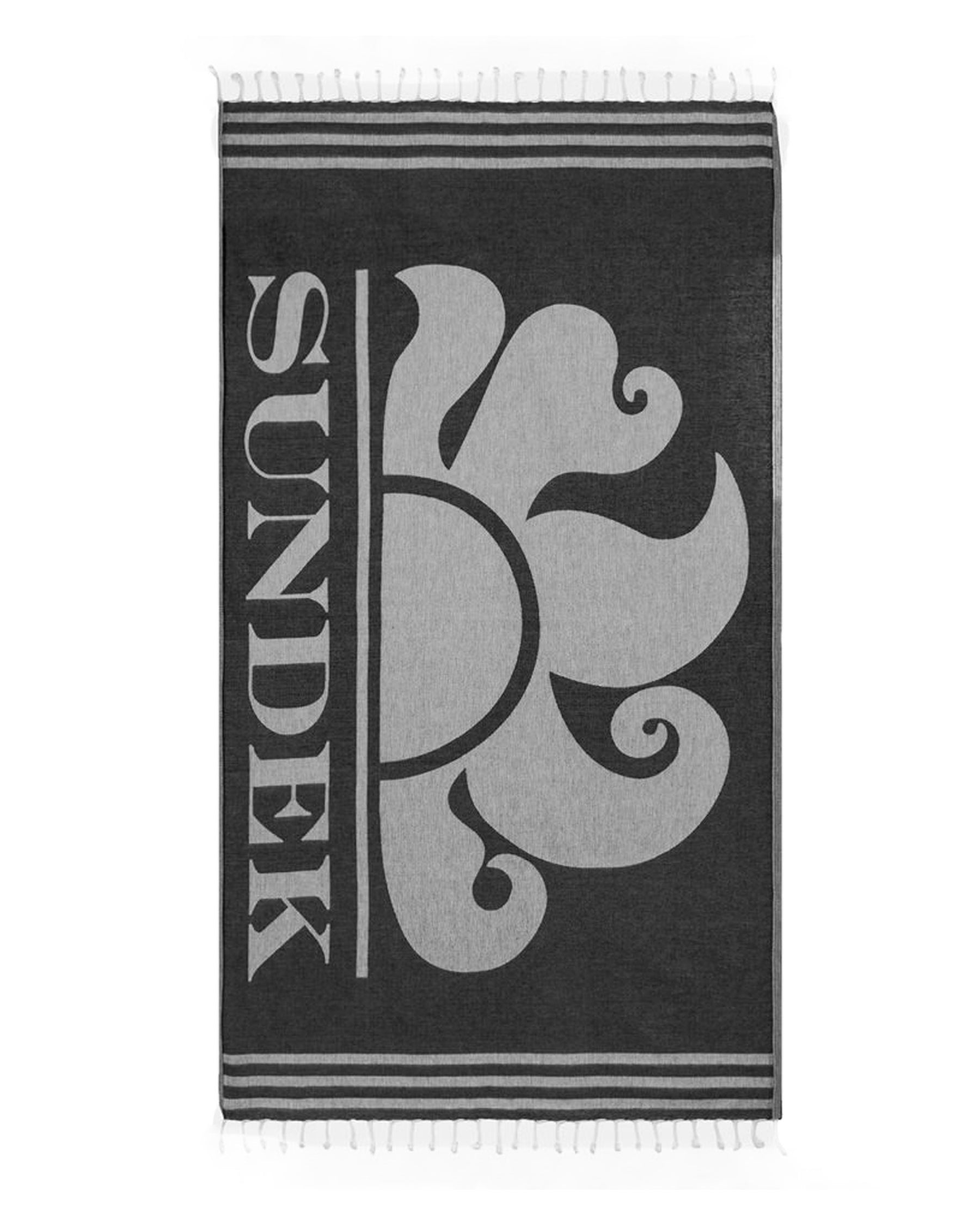 Telo Mare Sundek Basic Fouta Nero