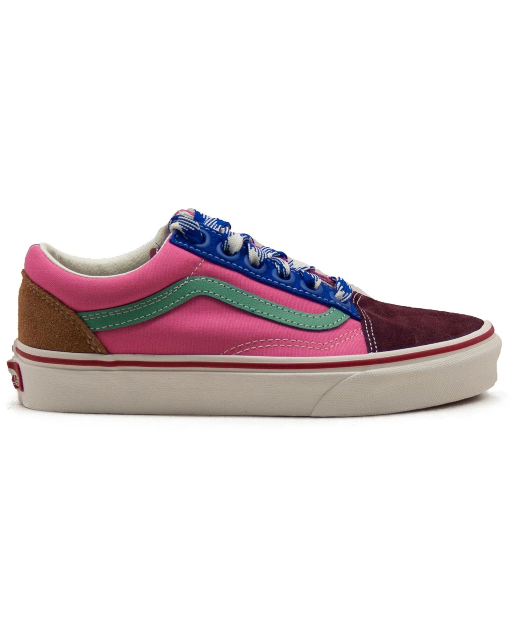 Old Skool Frayed Laces Fuxia VN0A4BV5VZL1