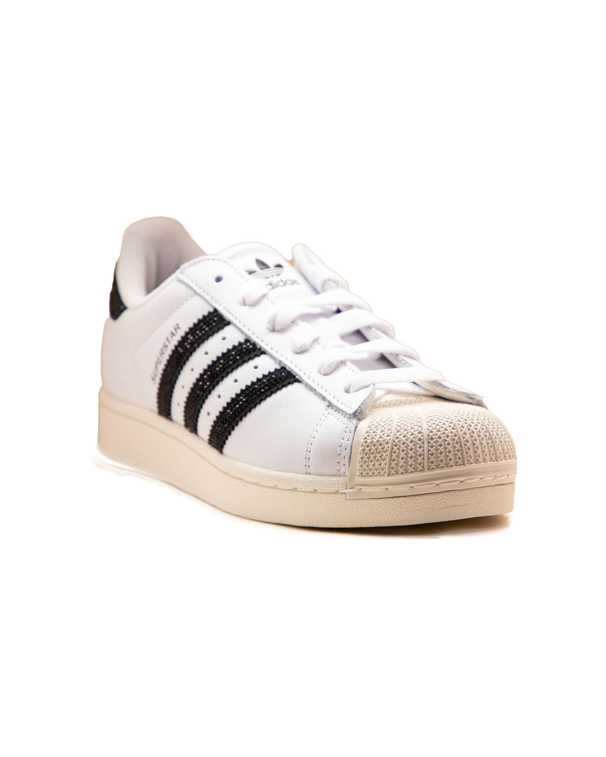 Adidas Superstar II Bianco Glitter Nero