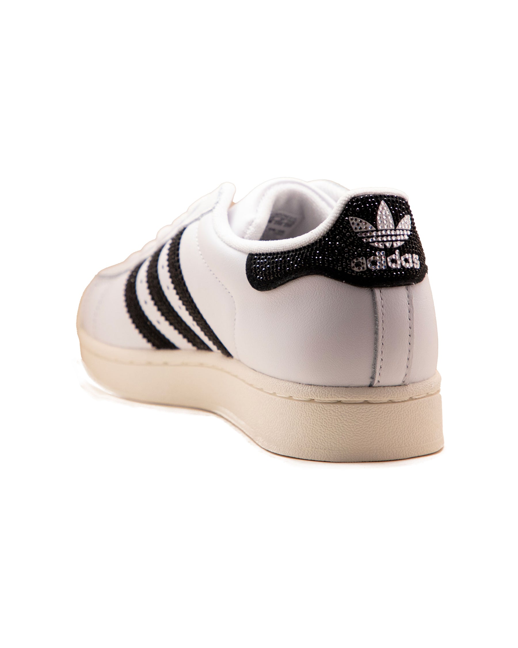 Adidas Superstar II Bianco Glitter Nero