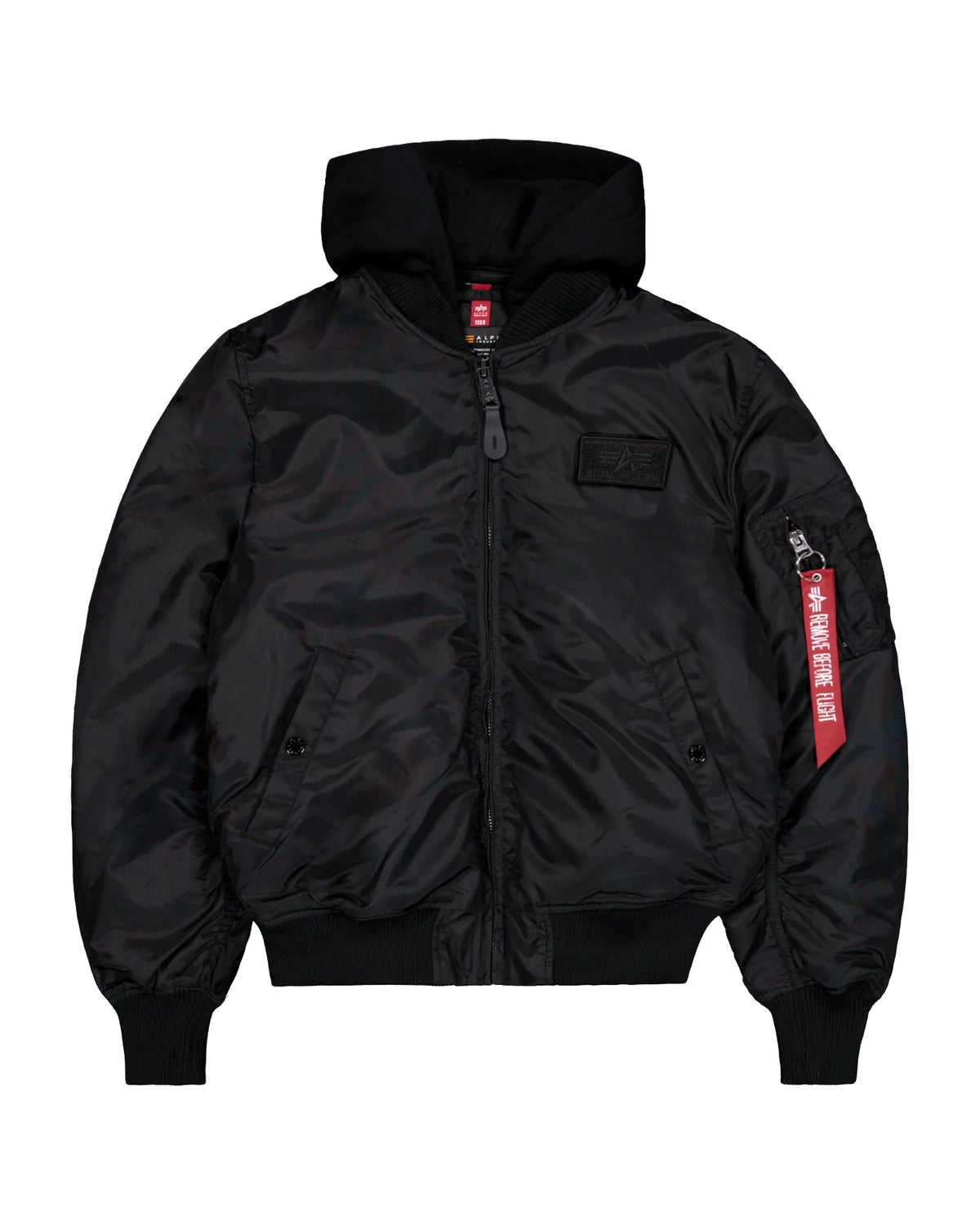 Alpha Industries Bomber Ma-1 TT Two Tone Hood Nero