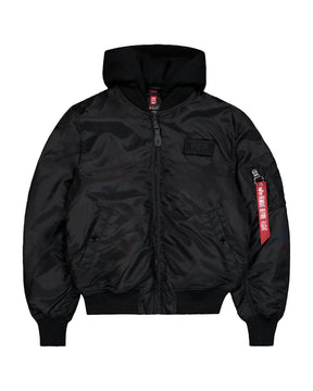 Alpha Industries Bomber Ma-1 TT Two Tone Hood Nero