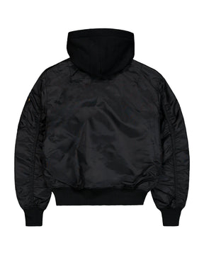 Alpha Industries Bomber Ma-1 TT Two Tone Hood Nero