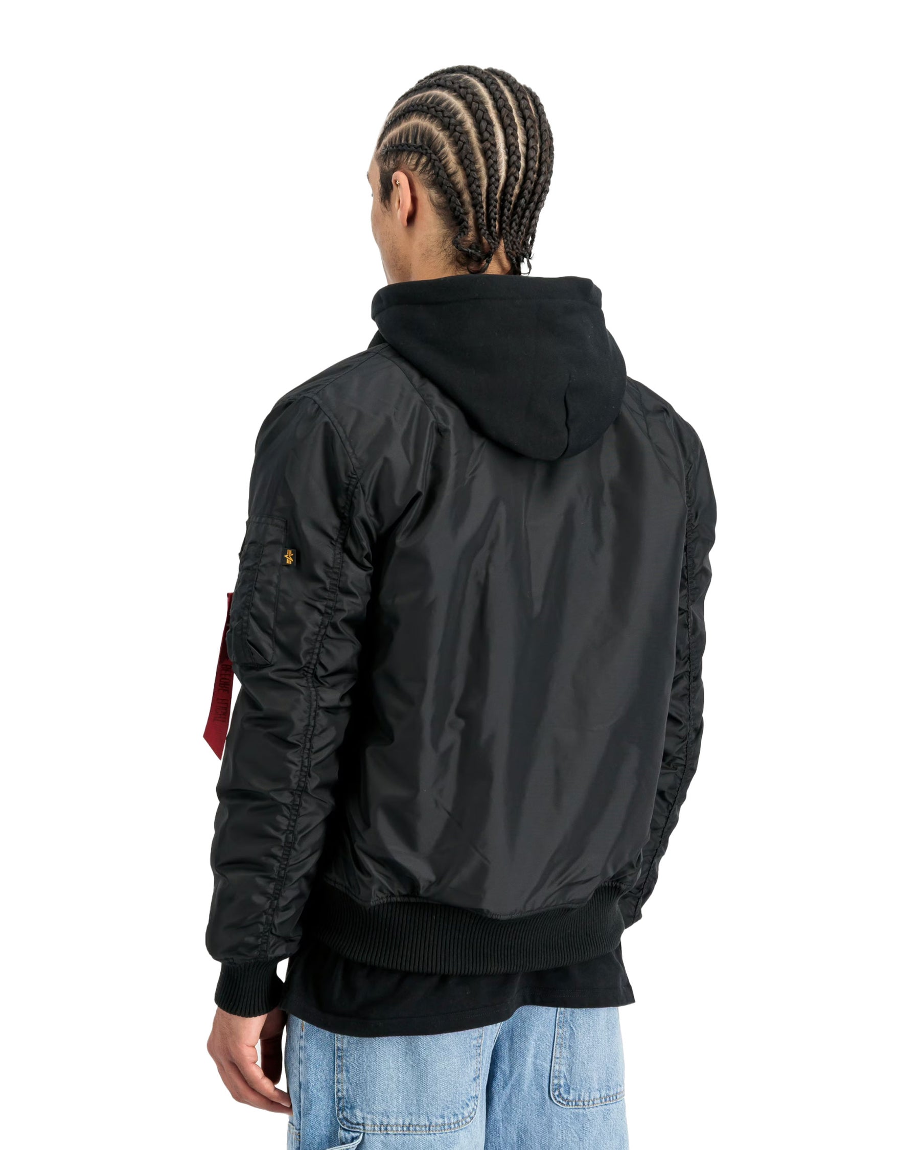 Alpha Industries Bomber Ma-1 TT Two Tone Hood Nero