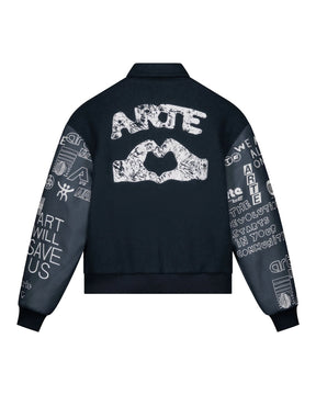 Arte Antwerp Art Saves College Jacket Navy