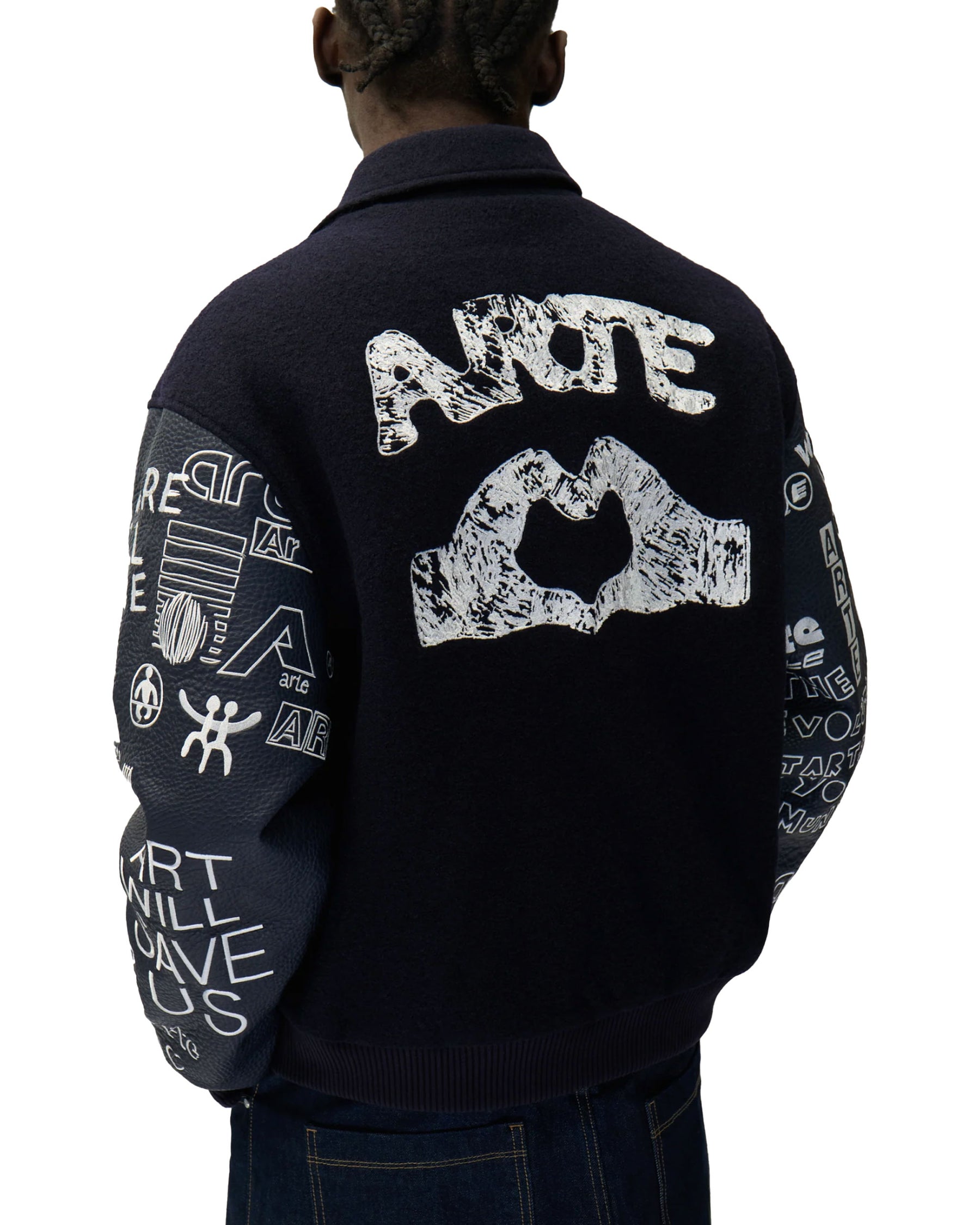 Arte Antwerp Art Saves College Jacket Navy