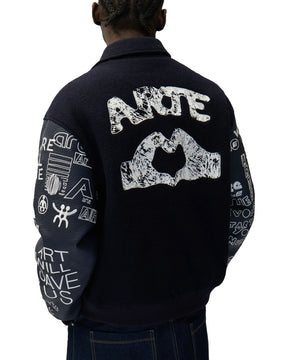 Arte Antwerp Art Saves College Jacket Navy