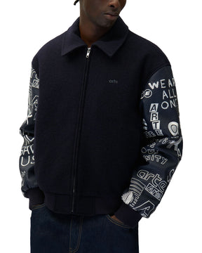 Arte Antwerp Art Saves College Jacket Navy