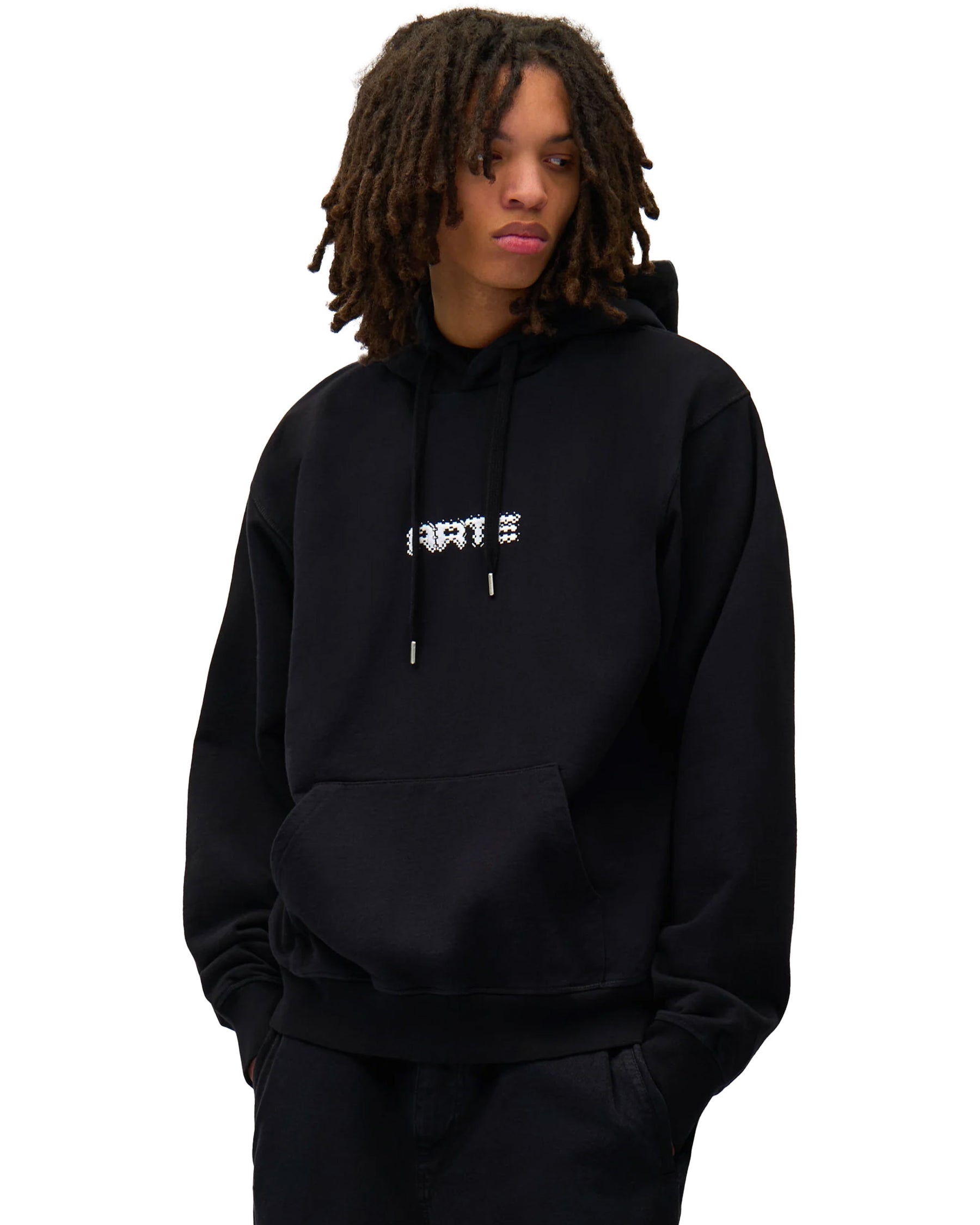 Arte Antwerp Arte Pixel Hoodie Black