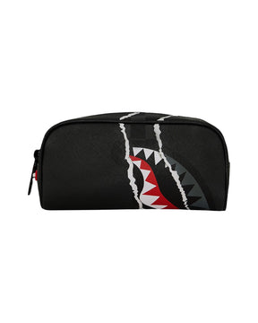 Astuccio Sprayground Center Rip Revealing Gray Check Pouch