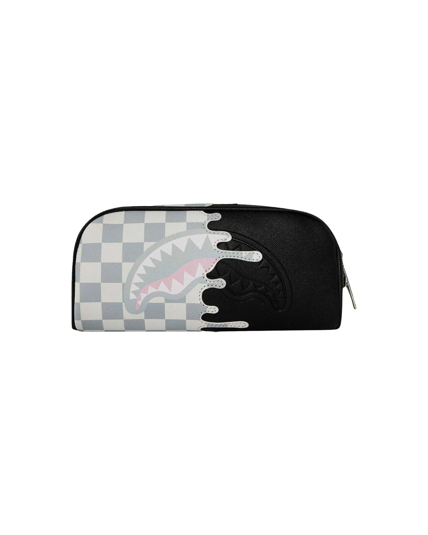 Astuccio Sprayground Cream Check Side Drip Pouch