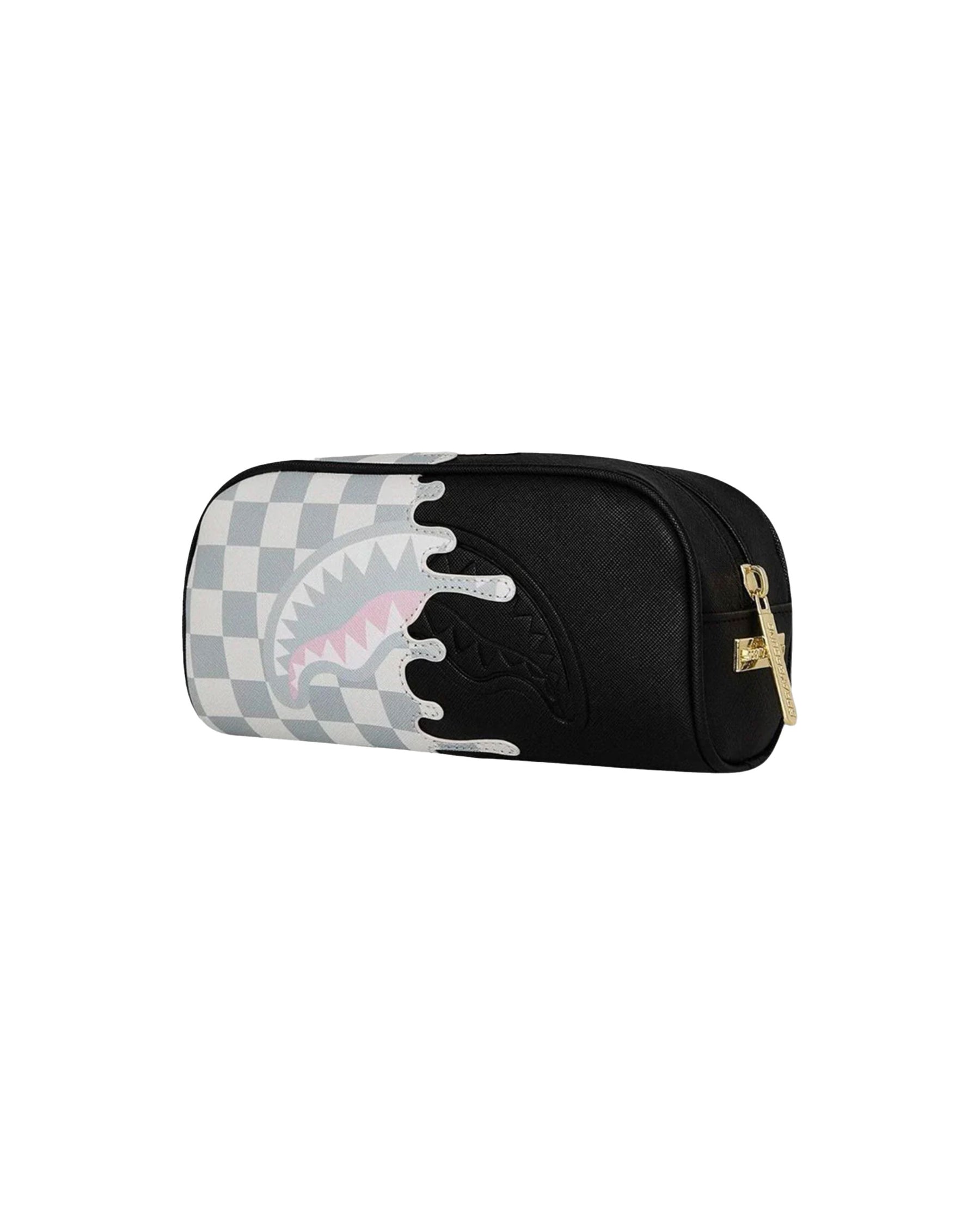 Astuccio Sprayground Cream Check Side Drip Pouch
