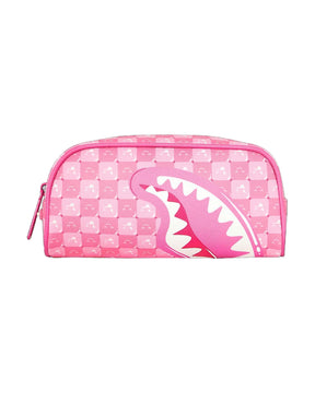 Astuccio Sprayground Pink New Check Faces Pouch