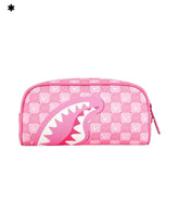 Astuccio Sprayground Pink New Check Faces Pouch