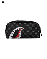 Astuccio Sprayground Sharks In Paris Wtf Bubbly Black Check Pouch