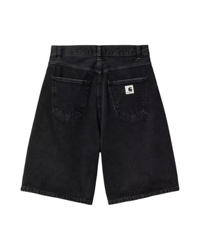 Bermuda Dona Carhartt Wip Brandon Short Black stone washed
