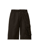 Men's Cargo Bermuda Shorts in 50 Thread Stretch Black