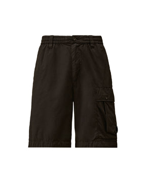 Men's Cargo Bermuda Shorts in 50 Thread Stretch Black