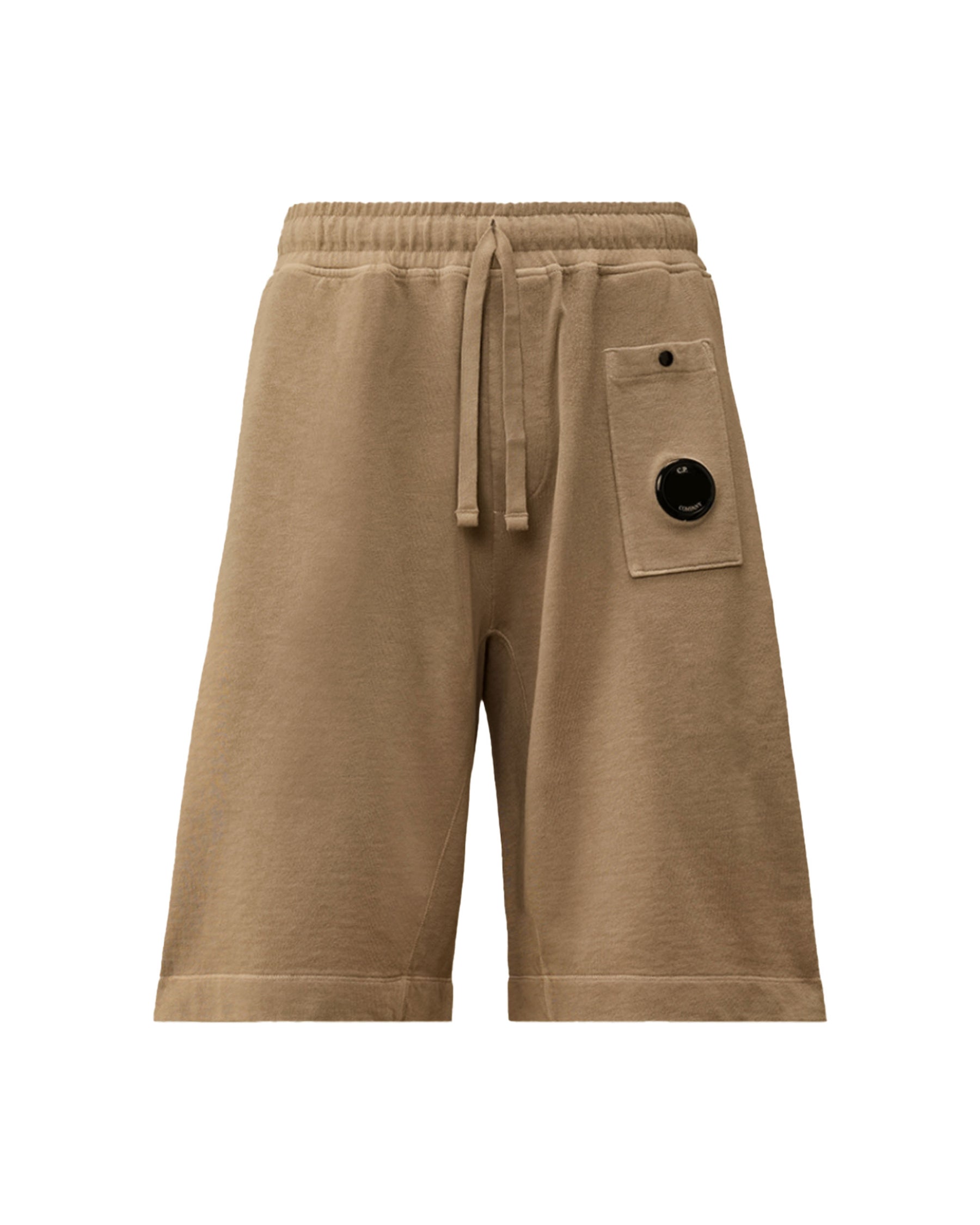 Bermuda Uomo CP Company Sweatbermuda Jogging Bermuda In Malfile Fleece Dove