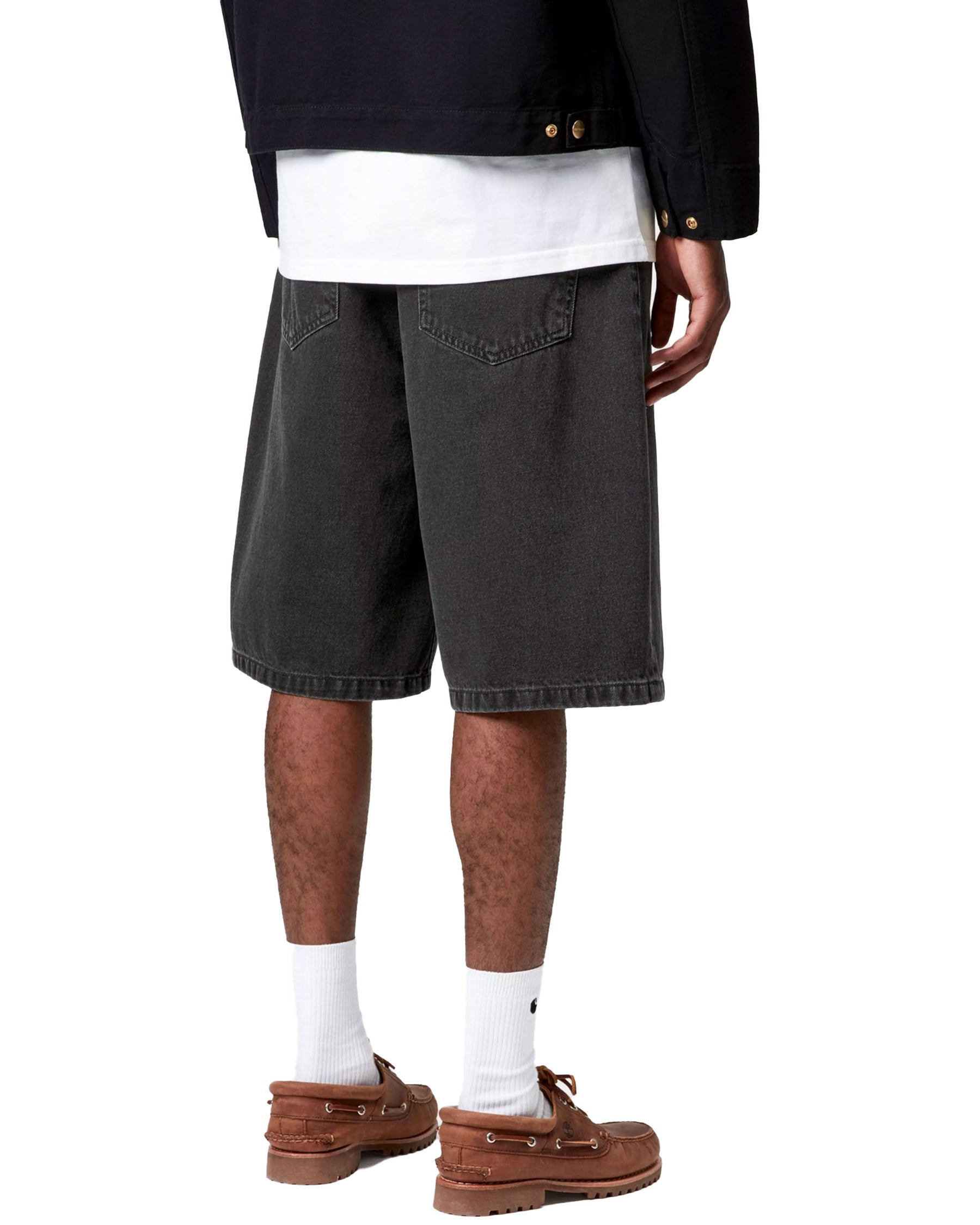 Bermuda Uomo Carhartt Wip Landon Black stone washed