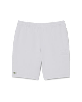 Bermuda Uomo Lacoste logo goffrato Grigio