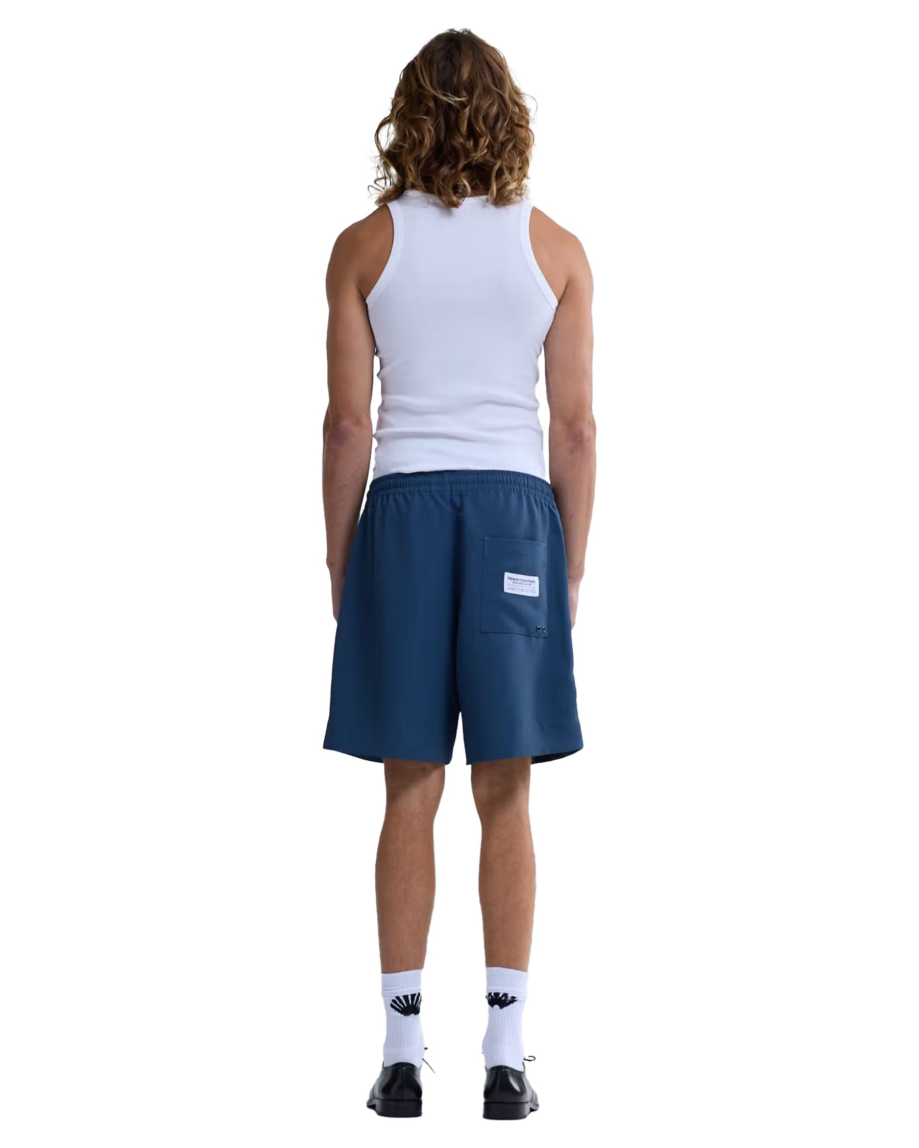 Bermuda Uomo New Amsterdam Surfassociation Work Shorts Ink Blue