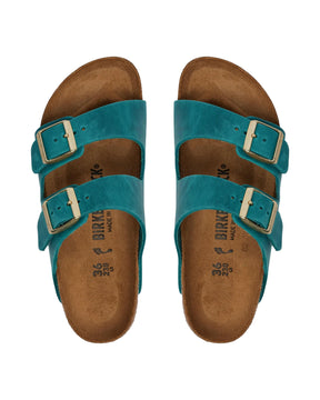 Birkenstock Arizona BS Verde Petrolio Calzata Stretta