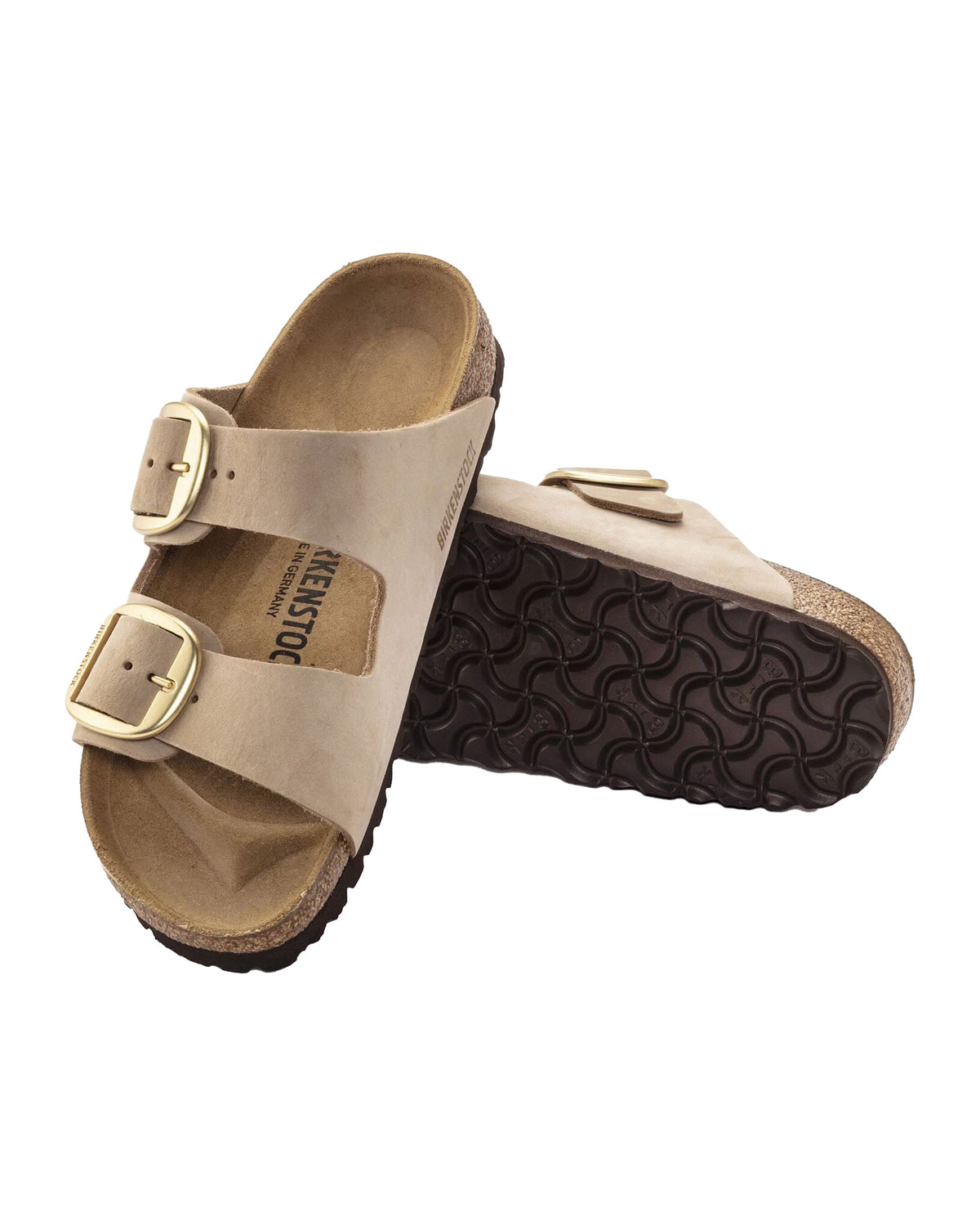Birkenstock Arizona Big Buckle Beige Calzata Stretta